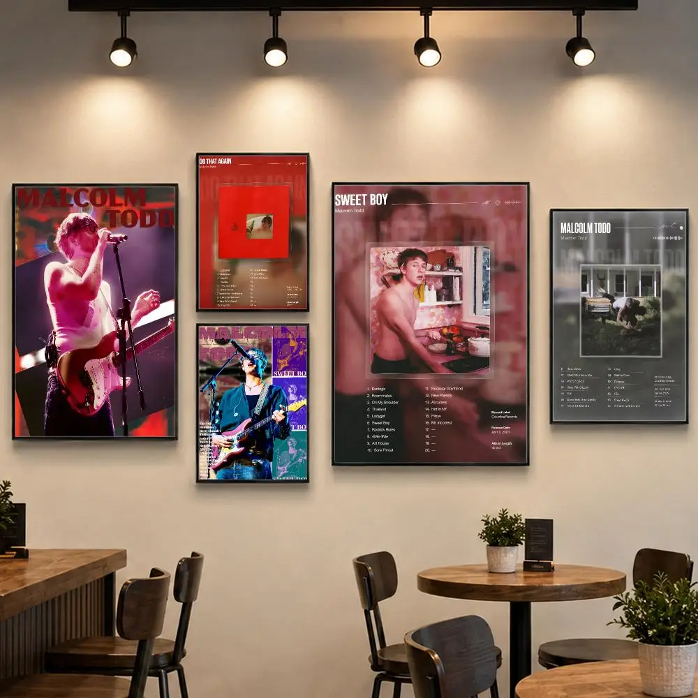 Singer M-Malcolm Todd Poster PP Paper Decorative Wall Art for Living RoomsBedrooms Bars Cafes Stylish Home Decor Gift