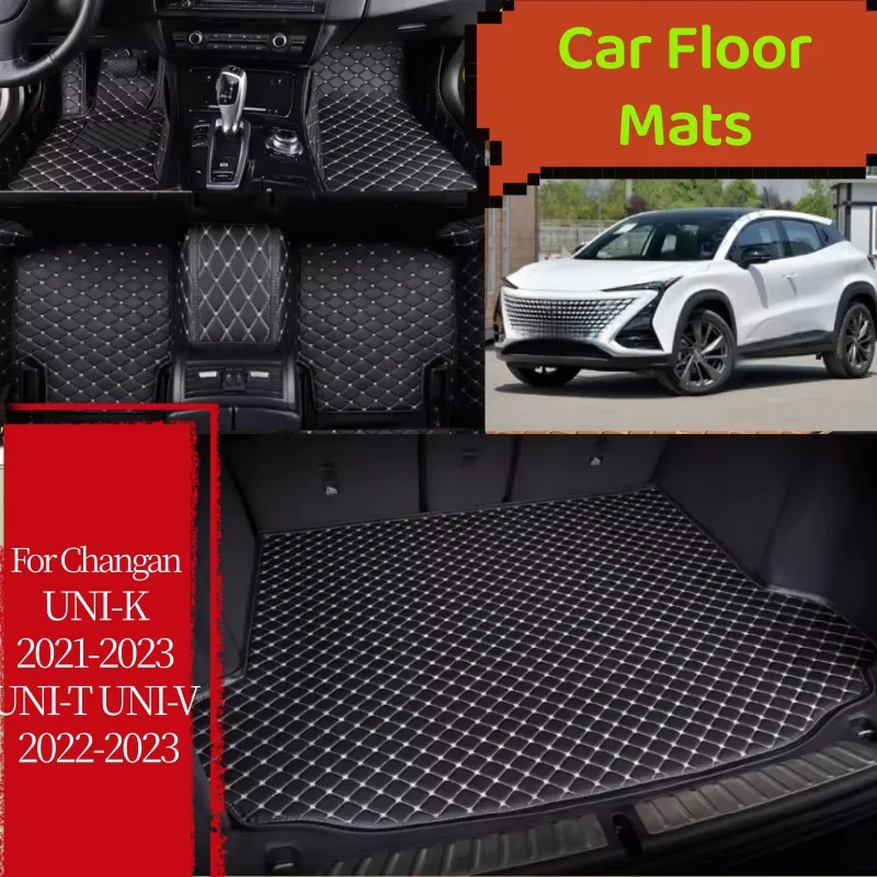 

Car Floor Mats Car Trunk Mat Foot Pads Carpet UNI-T UNI-V 2022-2023 Car Mat Interior Accessories For Changan UNI-K 2021-2023