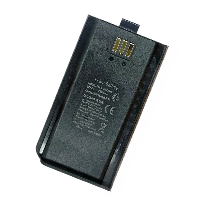 7,4 V 2200mAh para BAOFENG DM-8 DM-1801 Walkie Talkie batería de iones de litio Compatible DR-1801UV DM-860 BF-H6 Radios batería adicional