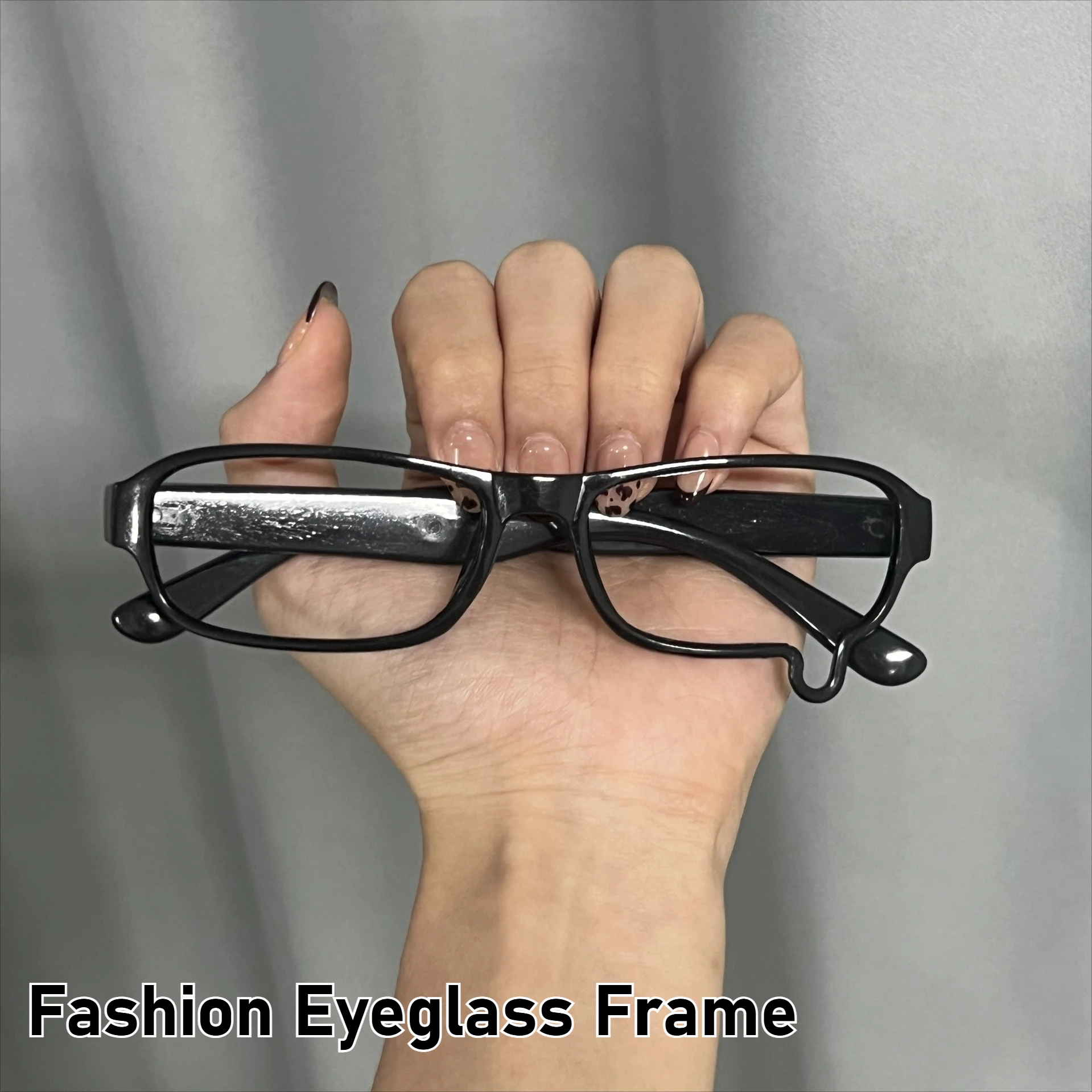 

Fashionable Anime-inspired Eyeglass Frames Lightweight Plastic Frames Neutral Fashionable Decorative Frames Without Lenses
