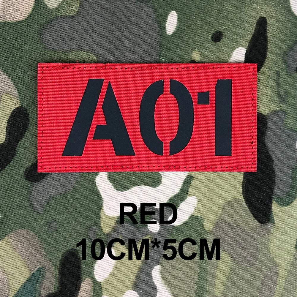 Custom Laser Cutting IR IFF Infrared Reflection Patch Radio Call Sign Name Tapes Black Letters image 3
