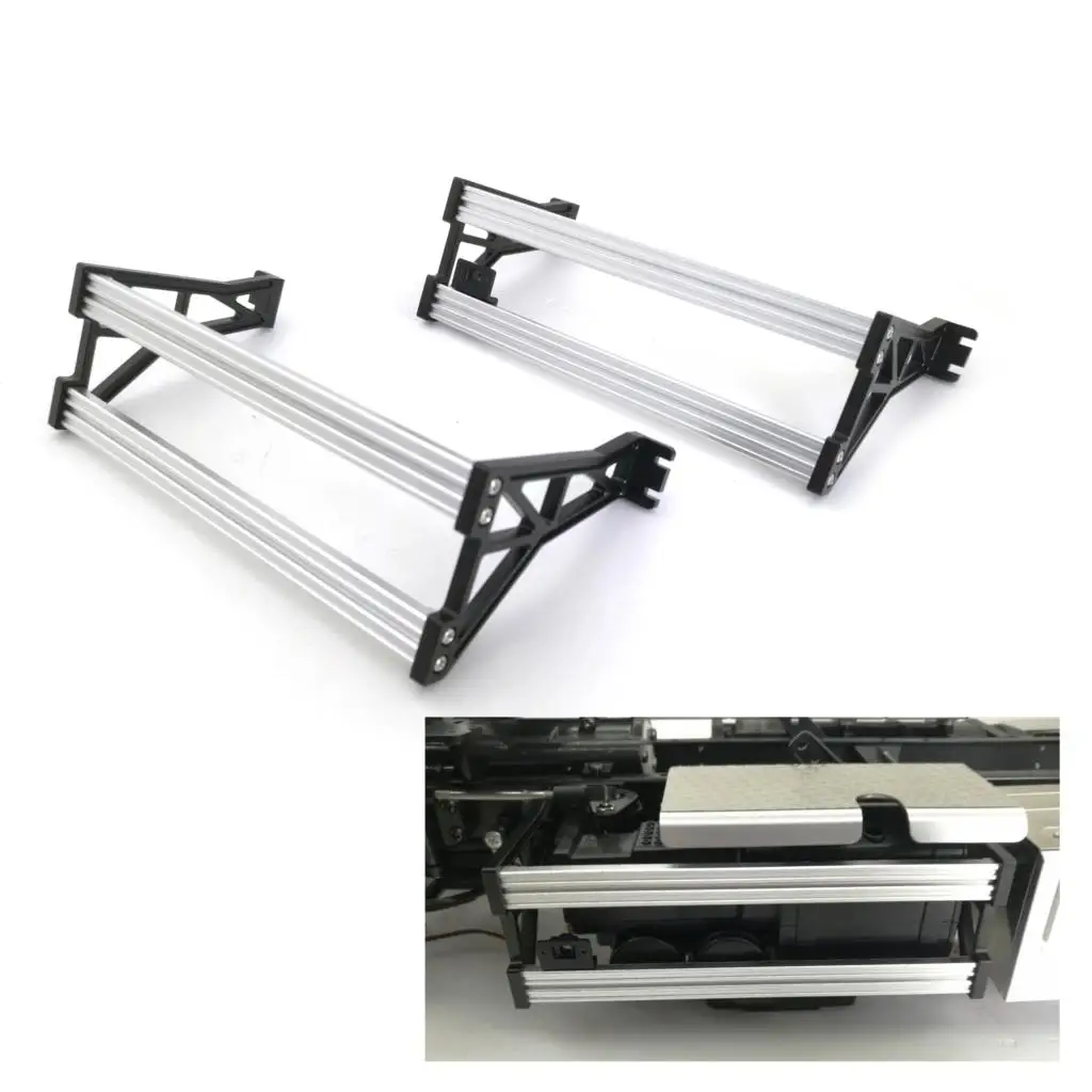 

Degree Metal Side Bumper For Tamiyaya 1/14 RC Tractor Truck 56360 Lesu Huina Th20300-Smt8