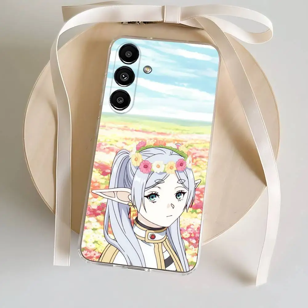 F-Frieren-S B-Beyond J-Journeys End Phone Case Para Samsung S24,30,21,22,23,20 FE,lite,PIus, Ultra,5G,Nota, 9,10 Capa Transparente
