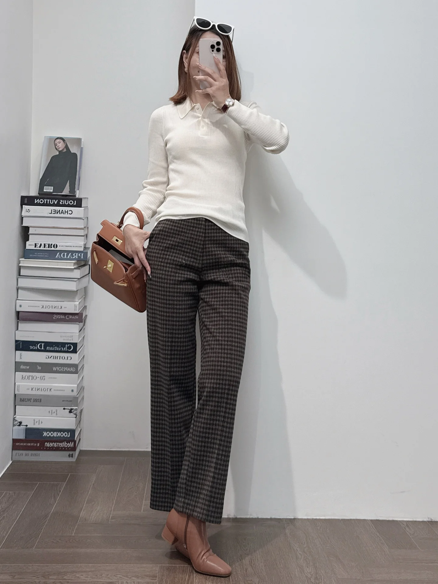 

Премиальный шерстяной свитер из высококачественной пряжи, длинный, не скатывается, вязаный, женский, модный, осень 2025