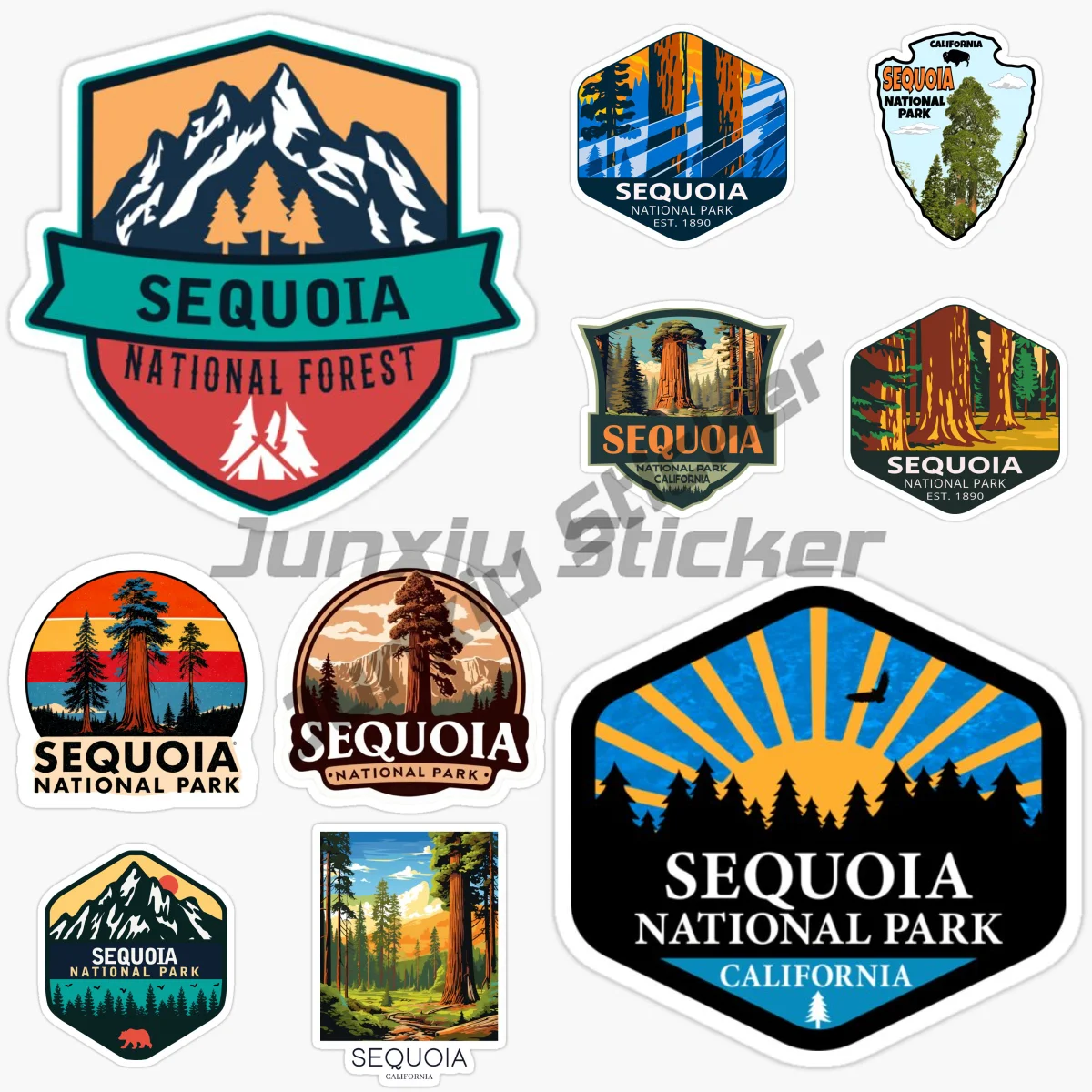 

Sequoia National Park, California, USA Car Bumper Stickers Windows Decal Vinyl Material Waterproof Custom Decals