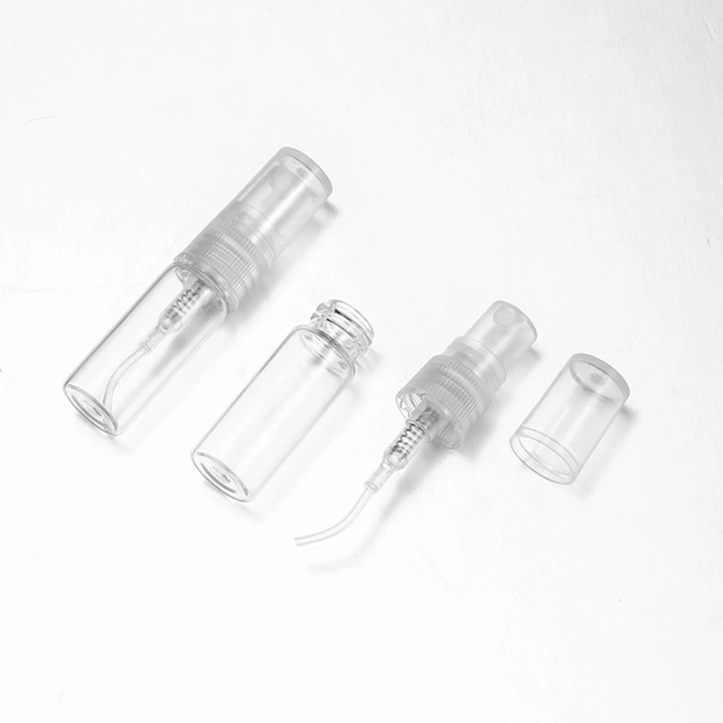 2025-600Pcs 3ML Spray Bottle Small Cosmetic Packing Atomizer Perfume Bottles Atomizing Spray Liquid Container For Travel