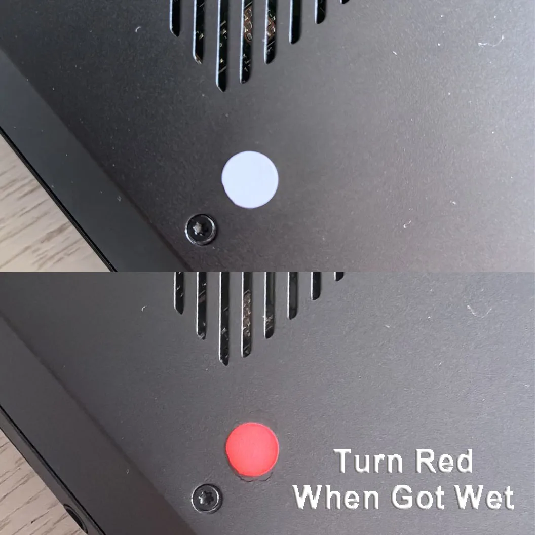 Liquid Sensor Label Water Sensitive Sticker Turn Red When Got Wet Device Potential Damage Indicator Warranty Void Instruction