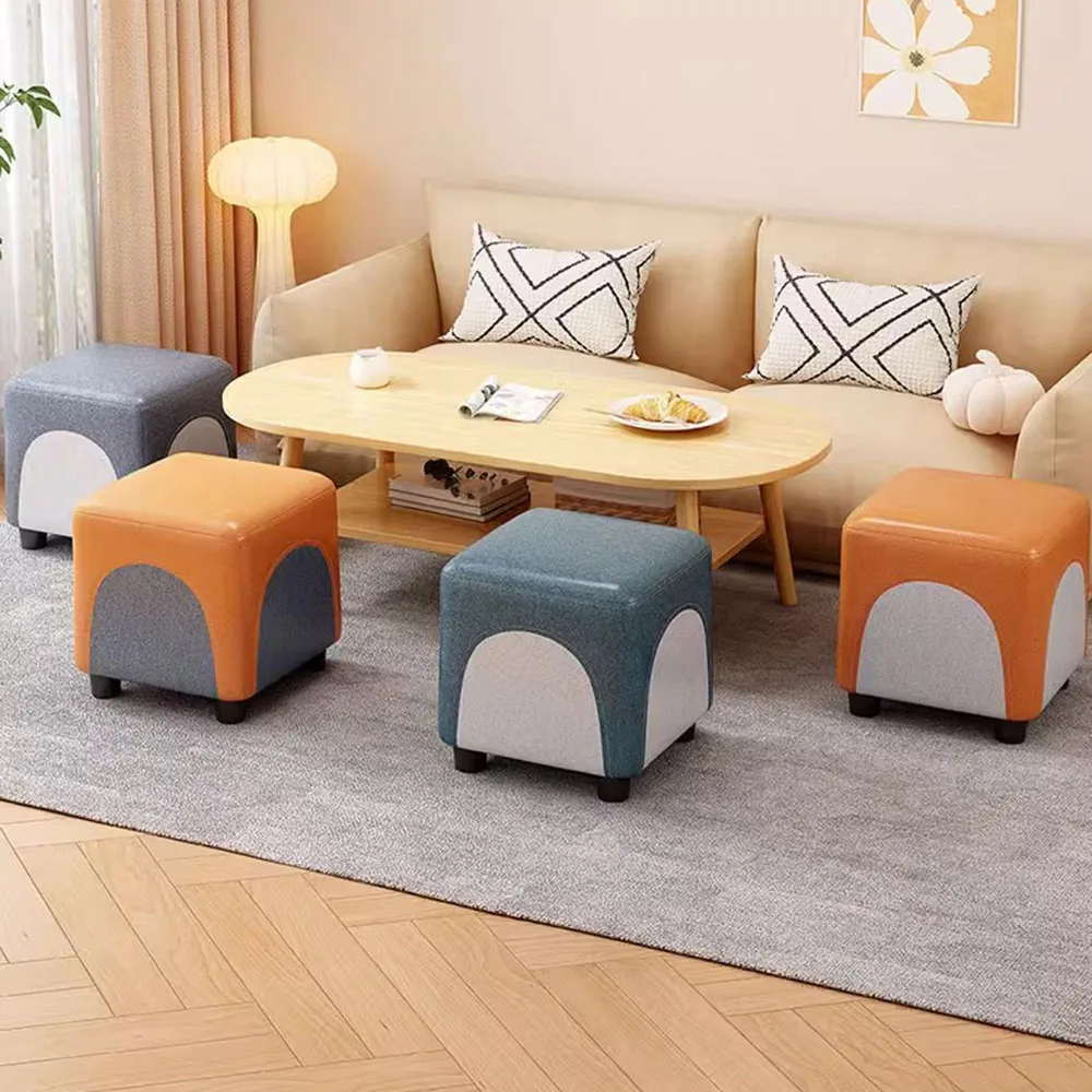 

Nordic Bedroom Footrest Hotel Living Room Dressers Design Footrest Mobile Comfortable Taburetes Decorativos Interior Decorations