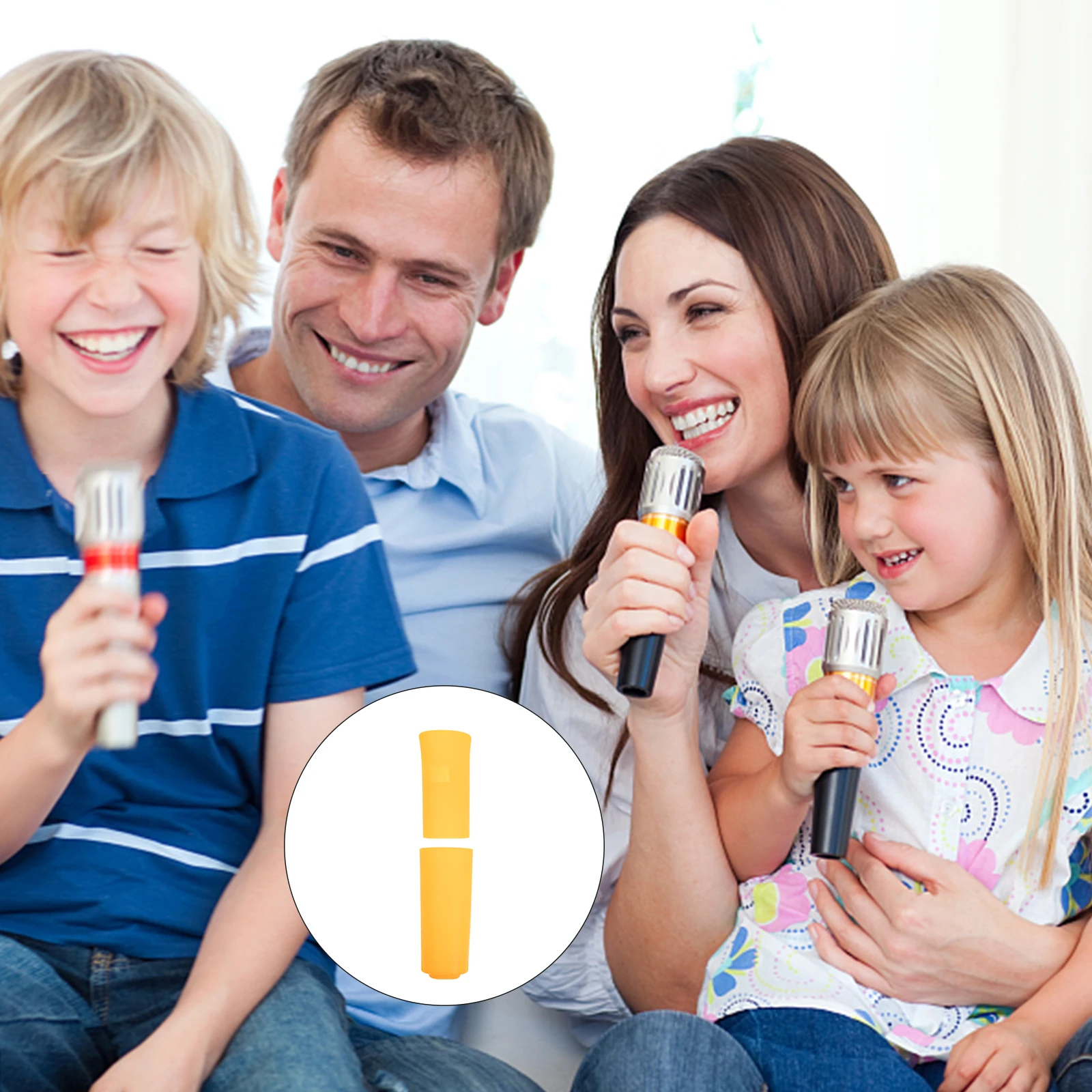 Full Silicone Cover for Mic Non Slip Microphone Protectors Dust Covers Shockproof Rings Podcasing Accessories Extend Life Easy