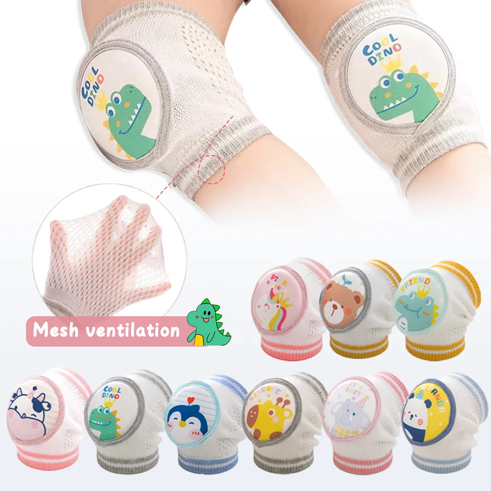 Baby Knee Pad Kids Safety Crawling Elbow Cushion Infants Toddlers Protector Safety Kneepad Leg Warmer Baby Knee Pads