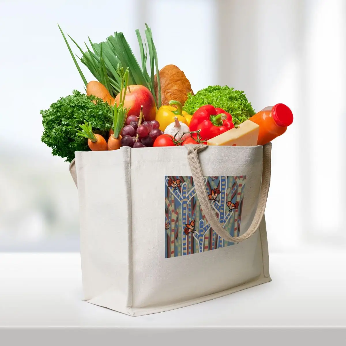 Morning song Tote Bag Canvas stote bag Women bags Shopper bag