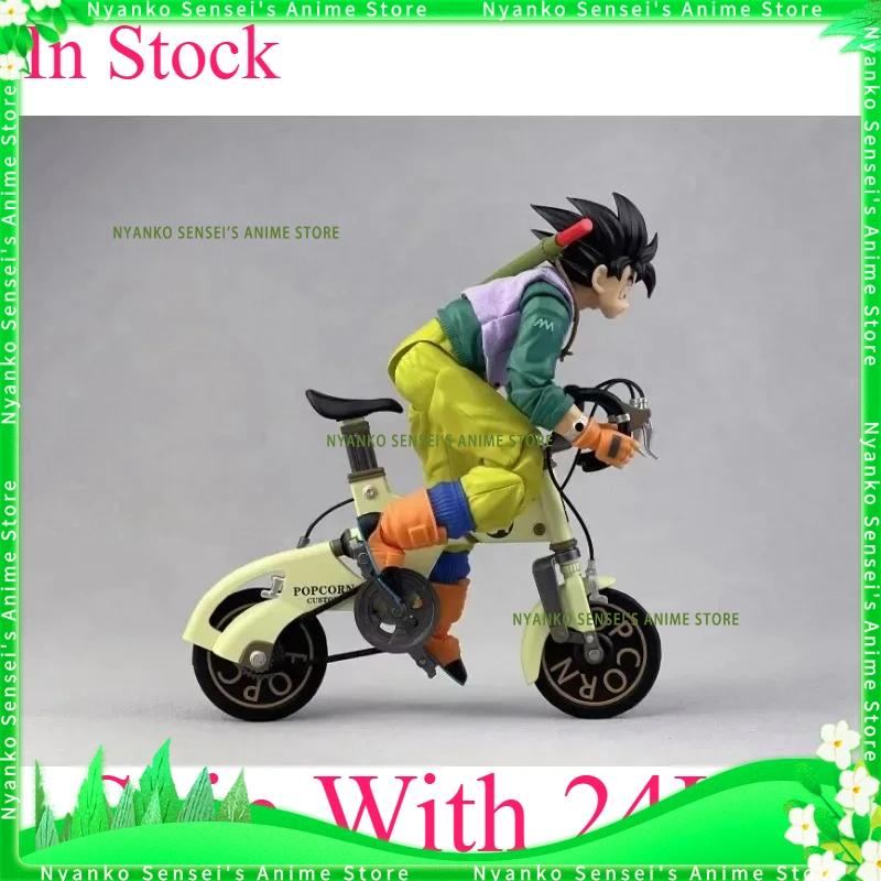 AliExpress Bandai Tonsenarttoys Dragon Ball Son Goku Ride Bike 01A 01B Dragon Ball SHF Gogeta Anime Action Figures Model Collection Toys