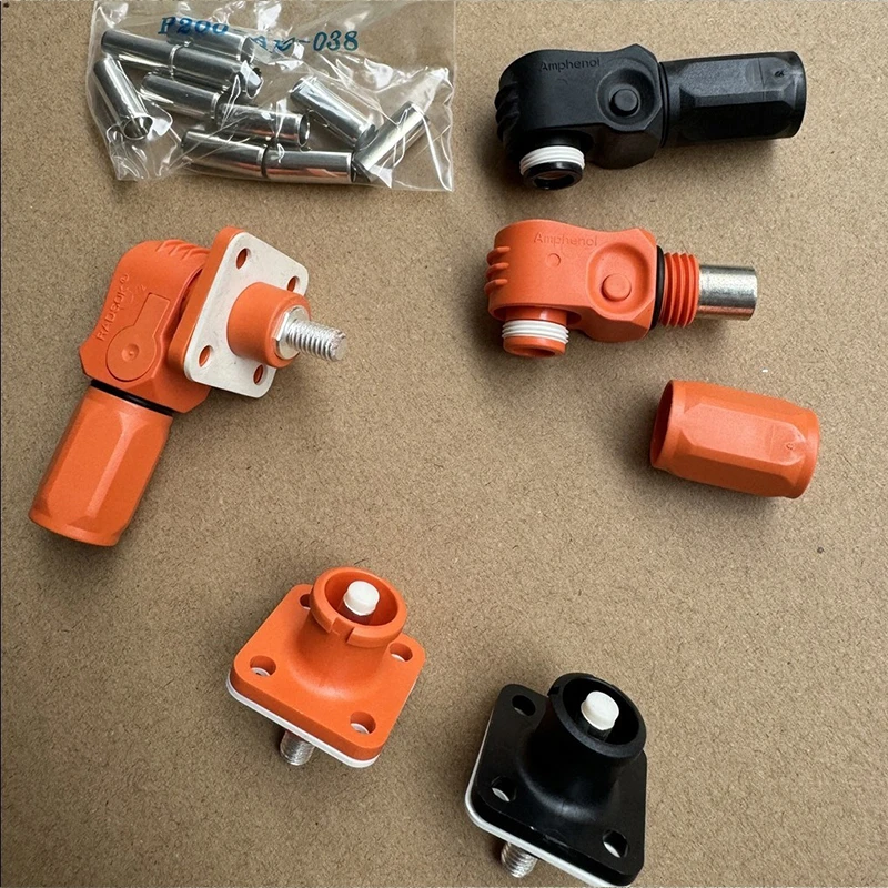 

120A Amphenol New Energy Storage Quick-Connect Single-Core Terminal Adapter 120A Waterproof Plug Socket Connector Adapter