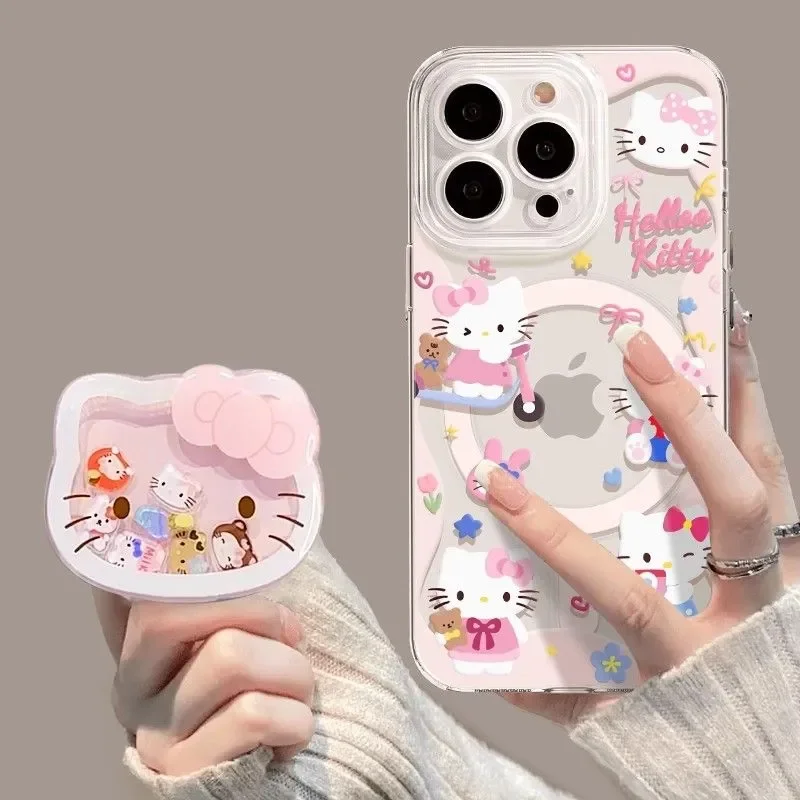 H-Hello K-Kitty Camera Protection For Magnetic Magsafe Phone Case For iPhone 17 AIR 16 15 14 13 12 1