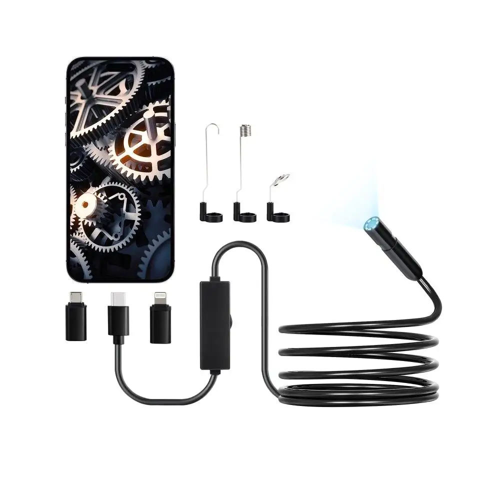 

High Definition 1920P Endoscope Camera for android and IOS with 10FT Flexible Cable Borescope Inspection Tool