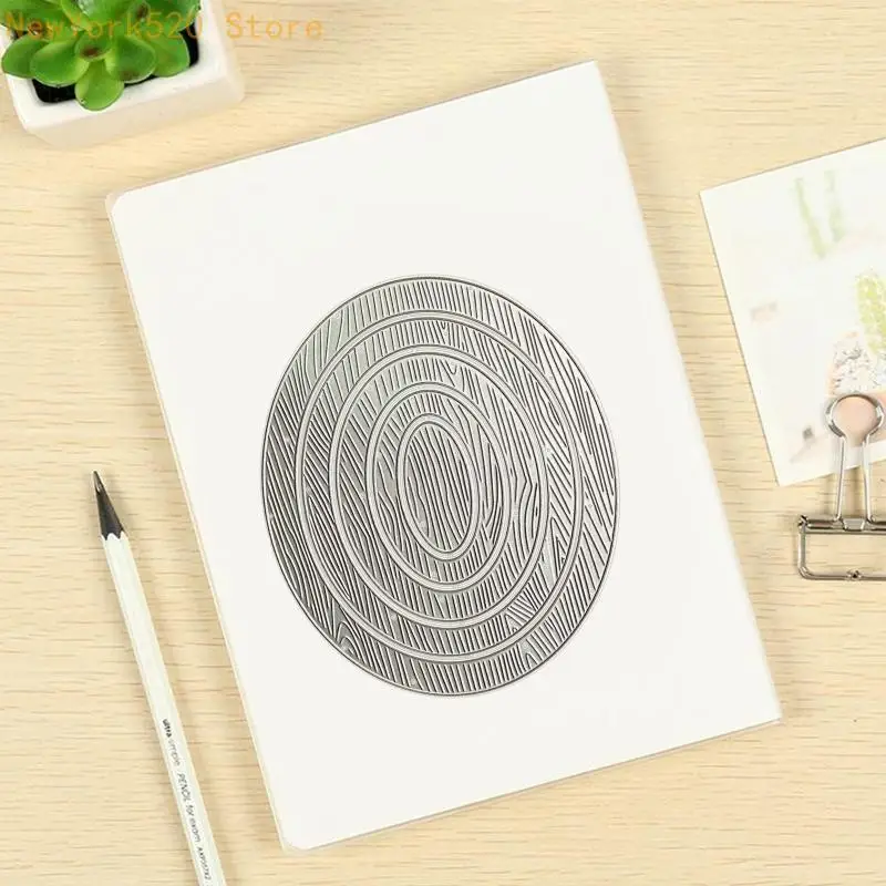 Grain Oval Nesting Frame Metal Cutting Dies Stencil DIY Scrapbooking Embossing Tool Die Cuts Paper Card Album Template N84C