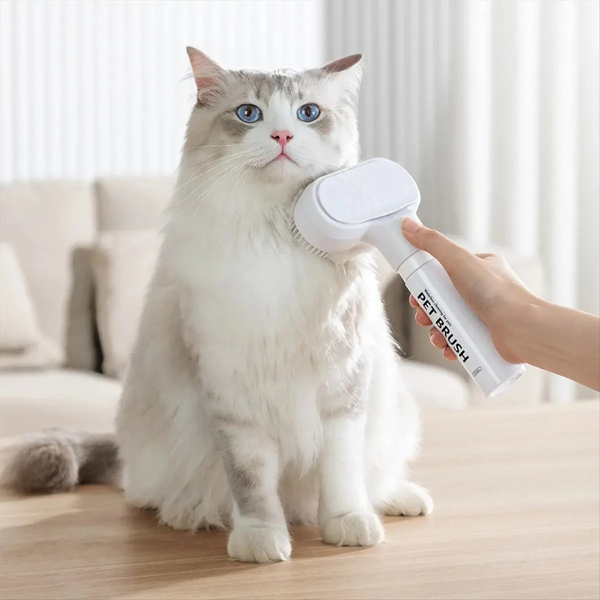 N14R Top Cat Comb Pet Wash Free Foam Dry Cleaning Brush Cotton Towel to Float Hair Brush Cat Hair Dog Hair Cleaner Pet Comb