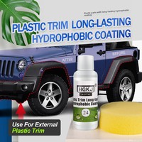 Plastic Restore Revitalizer Plastic Renovator Longlasting   Hydrophobic Coating Car Chemicals Clean Gloss Black Shine HGKJ 24