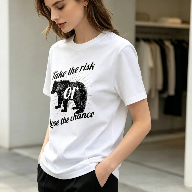 Motivational Bear Take The Ris - Women Fashion Quotes ulasan dan harga