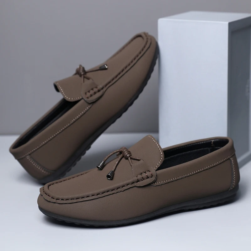 YRZL Mens Loafers Casual Shoes Breathable Lightweight Slip On Shoes for Men Summer Non Slip Comfortable Shoes Fashion Sneakers