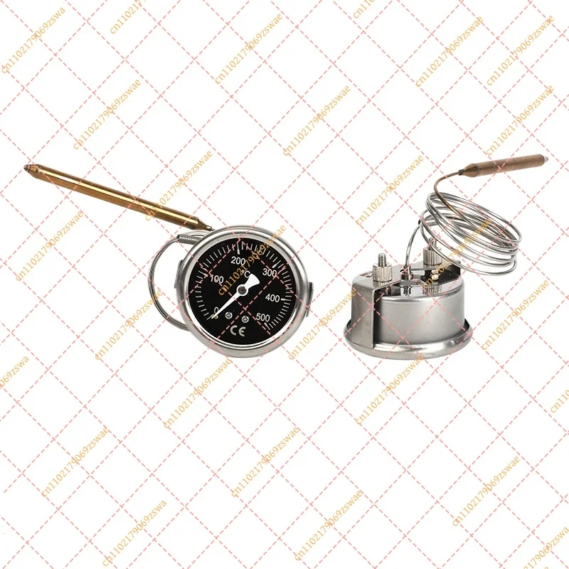 500°C Stainless Steel Pizza Oven Thermometer, High-Temp Dial Kiln Thermometer 3