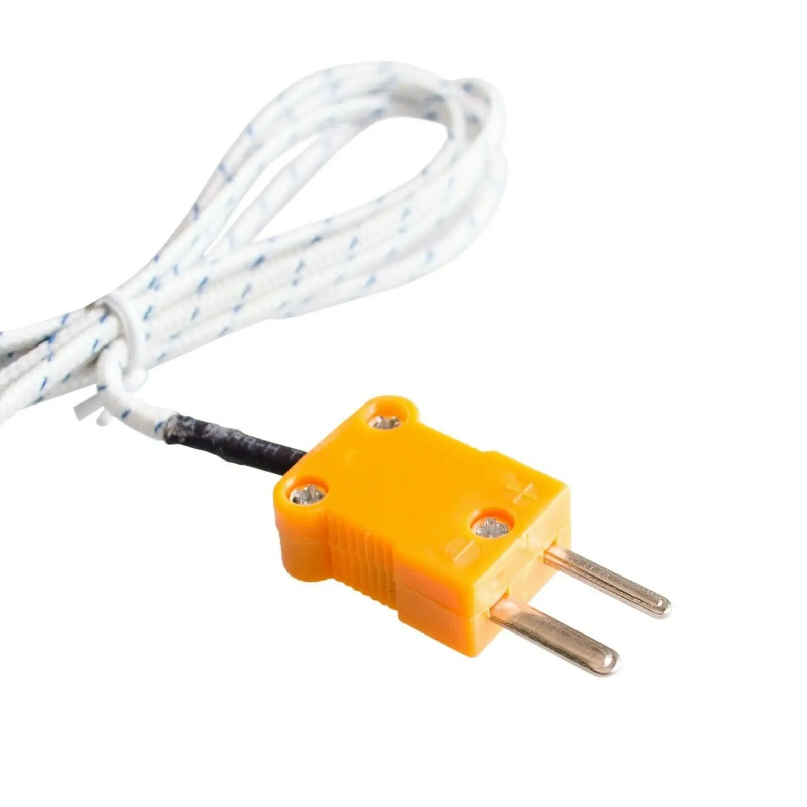 1M K-Type Thermocouple Probe Temperature Sensor for Digital Thermometer -20~500°C Fiberglass Cable Industrial Use