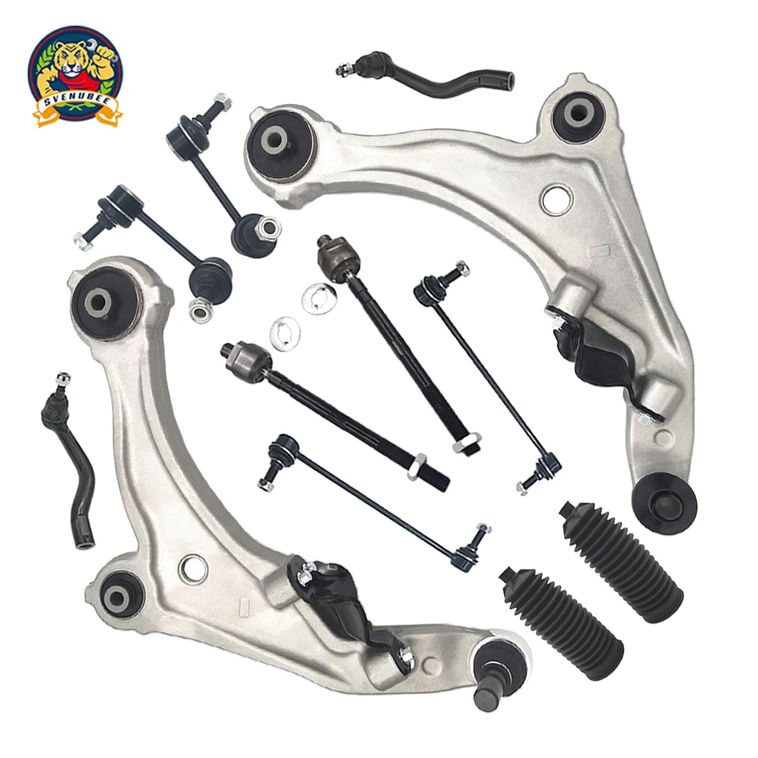 

Svenubee Front Suspension Lower Control Arm Sway Bar Link Tie Rod 12Pcs Kits for Nissan Maxima 2009 2010 2011 2012 2013 2014