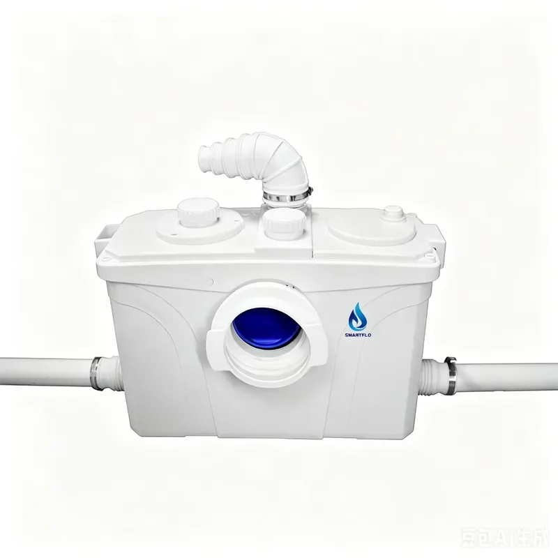 Smart Home Macerator Pump 4 Inlets Upflush Toilet Sewage Grinder Pump High Power Waste Water Disposal Pump for Basement