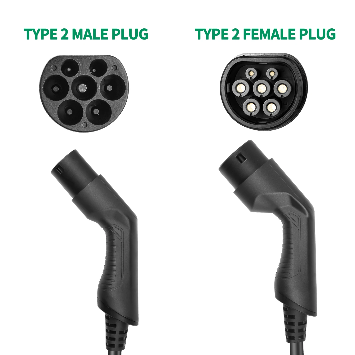 EV Charging Cable Type 2 to Type 2 16A 3 Phase Electric Vehicle Charger Cable 11KW for EVSE Charging Station