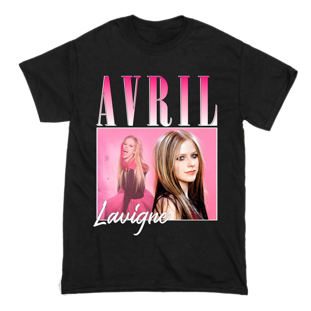 Avril Lavigne Rapper Beautiful T Shirt Tee Women Size S M L 234XL EE045