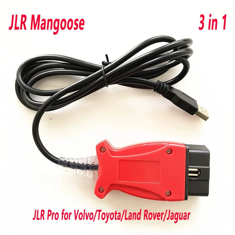 

Сканер JLR V165 Mongoose для Jaguar / Land Rover 2014D, Volvo VIDA V18.00.008, Toyota TIS 3-в-1
