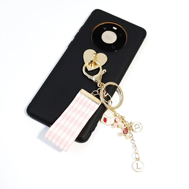 Mobile Phone Finger Ring Stand Holder Hooks Love Heart-shaped Square Buckle Mobile Phone Case Charms Clasp Accessories