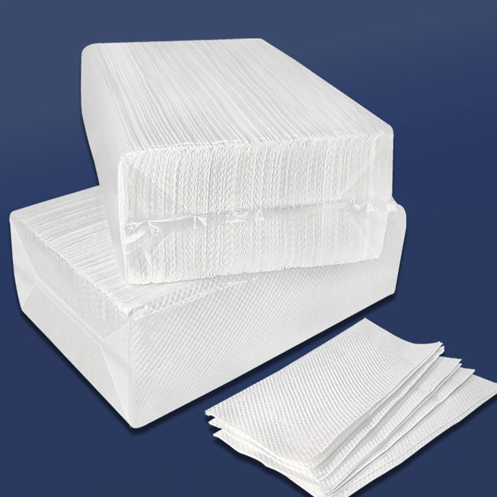 

5 Bags Compact And Easy To Store Paper Towels Multi Occasion Hand Towels For Hotels Bathrooms And Kitchens Absorbent Napkins