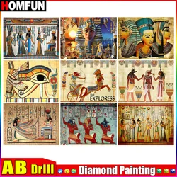 HOMFUN AB Art 5D Diy Diamond Painting 
