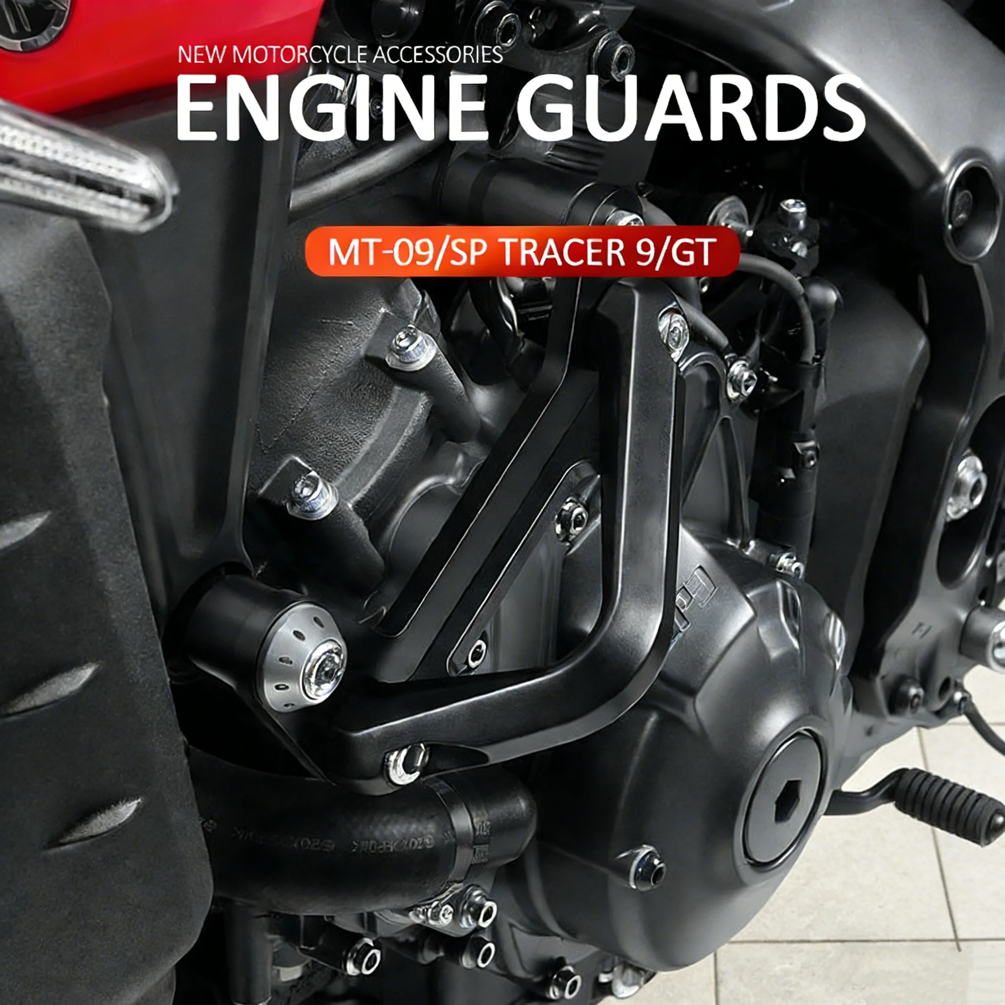 

Для YAMAHA MT09 SP Tracer 9 GT 2021 2022, защита двигателя мотоцикла, защита рамы, бампер, защита от падения
