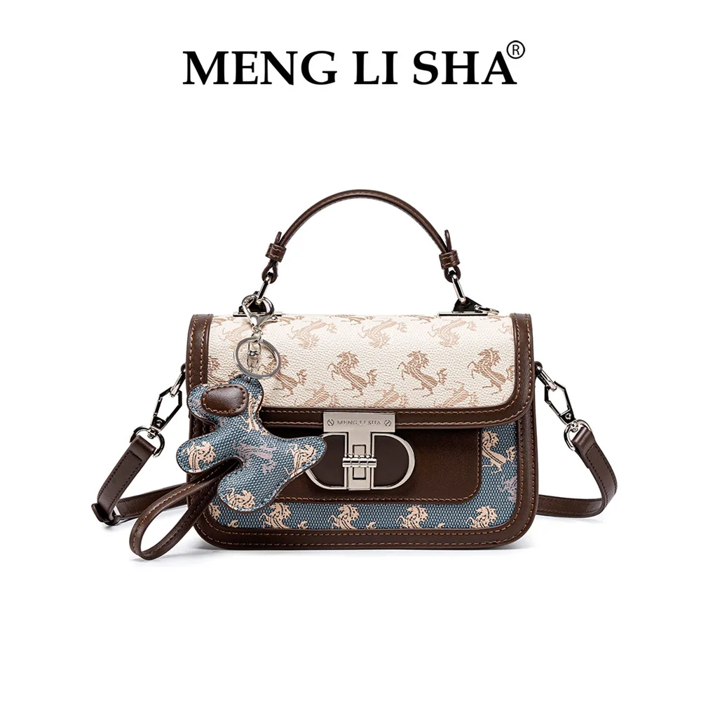 MENGLISHA New Limited Edition Handbag - Simple Dragon Scale Pattern Small Square Bag - Versatile Crossbody Bag for Any Occasion