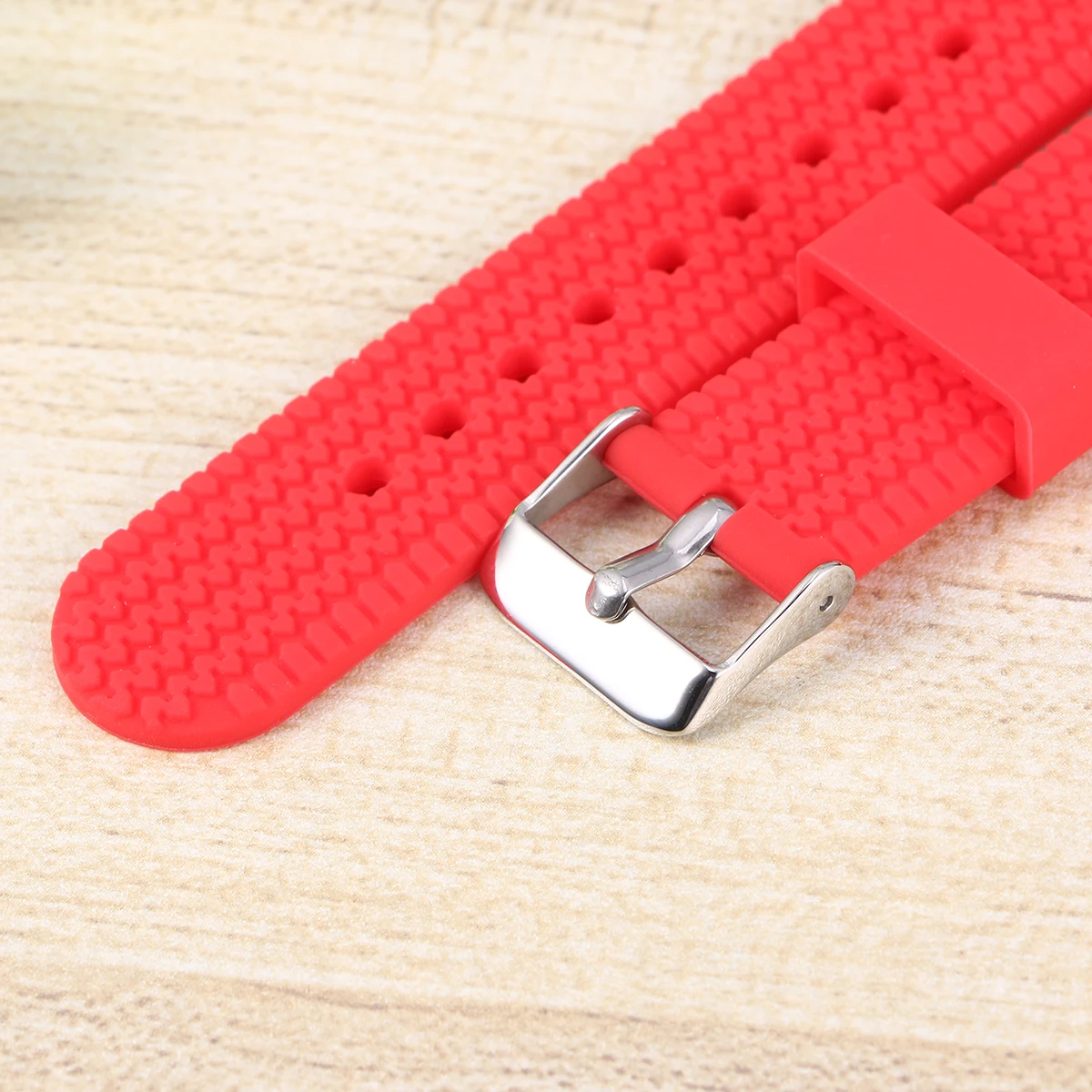 

20Mm Silicone Watch Strap Ergonomic Adjustable Replacement B Comfortable Safe Soft for Sports FitnessTelephone