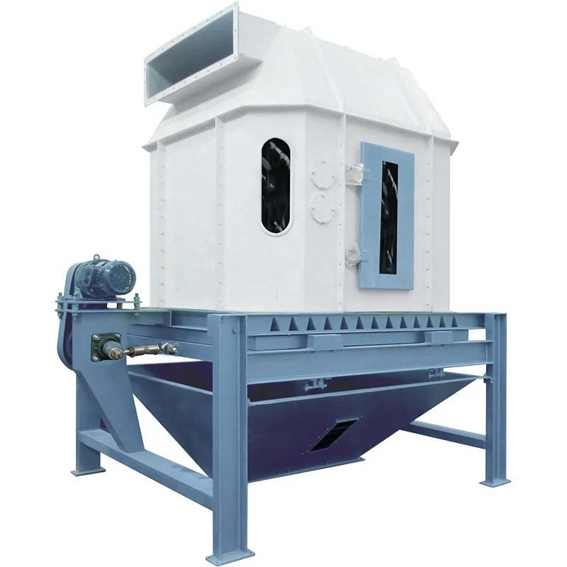 High quality animal feed pellet cooling machine feed mill pellet product counter flow cooler