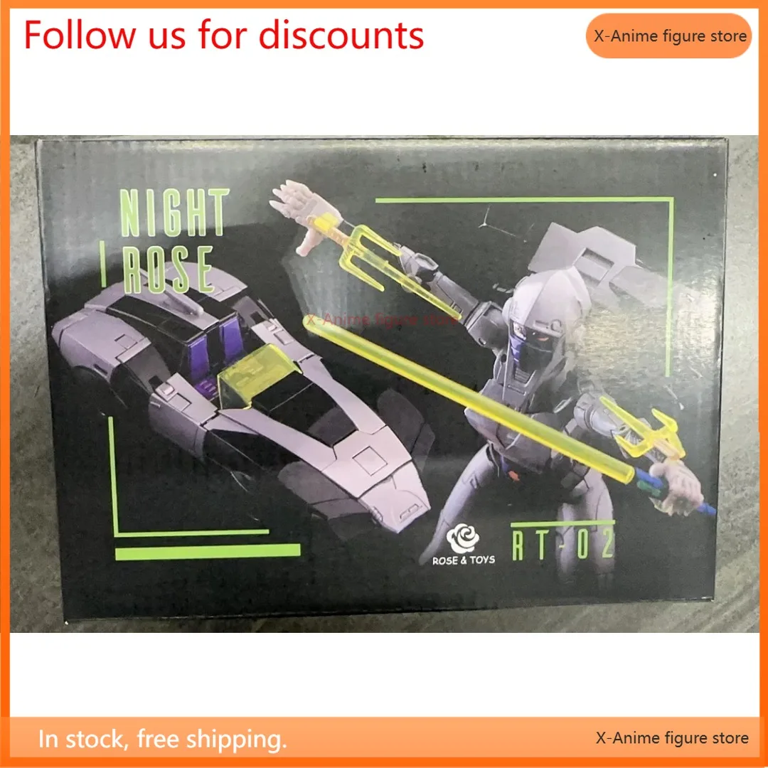 Transformation Toys RT-02 Nightbird Arcee 14cm Ornament Female Ninja Night Rose KO MP55 Ratio Autobot Action Figure Collection view 2