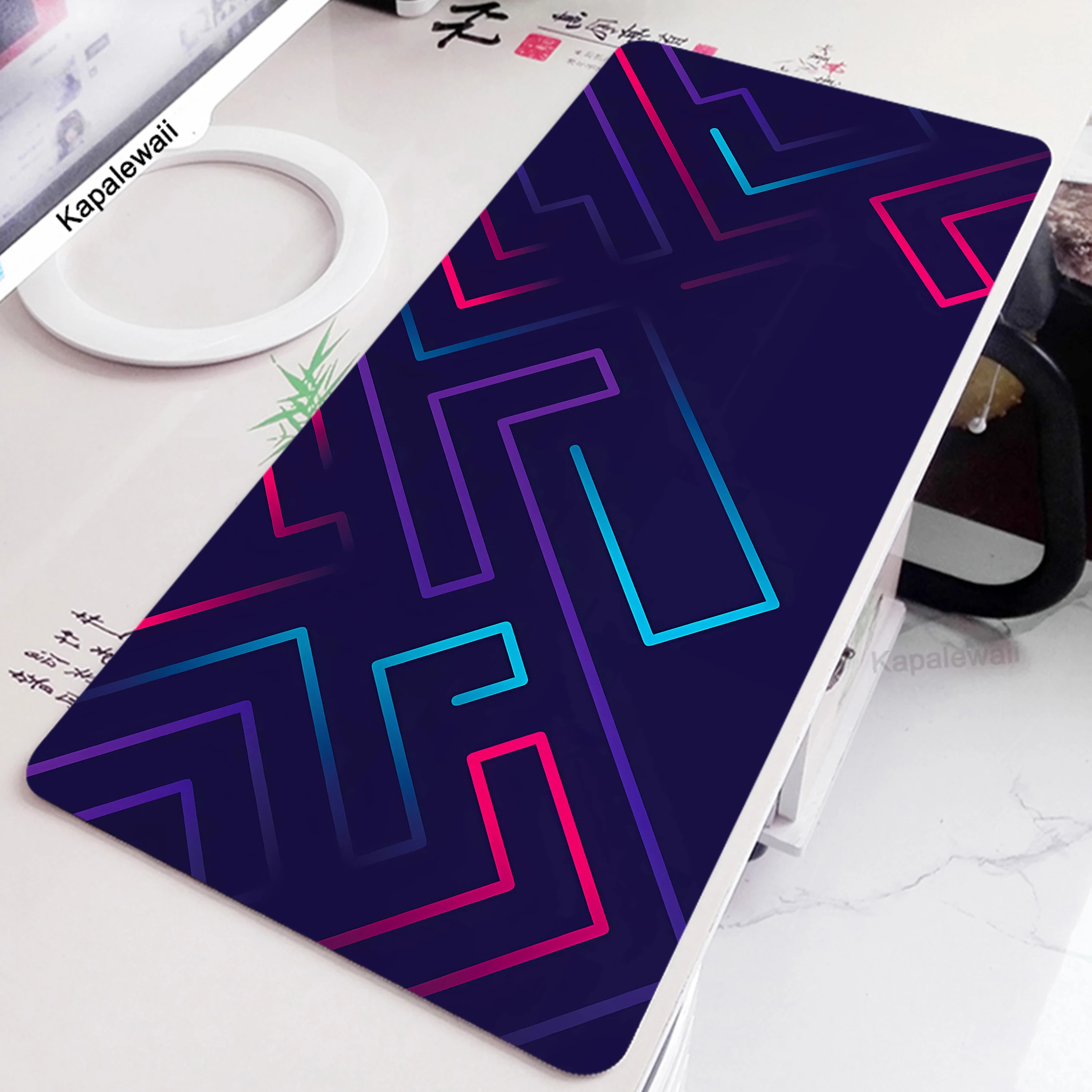 

Geometric Art Mouse Pad XXL Large Mouse Mat Game Desk Mats Rubber Mousepad Office Keyboard Compute Laptop Notebook Carpet