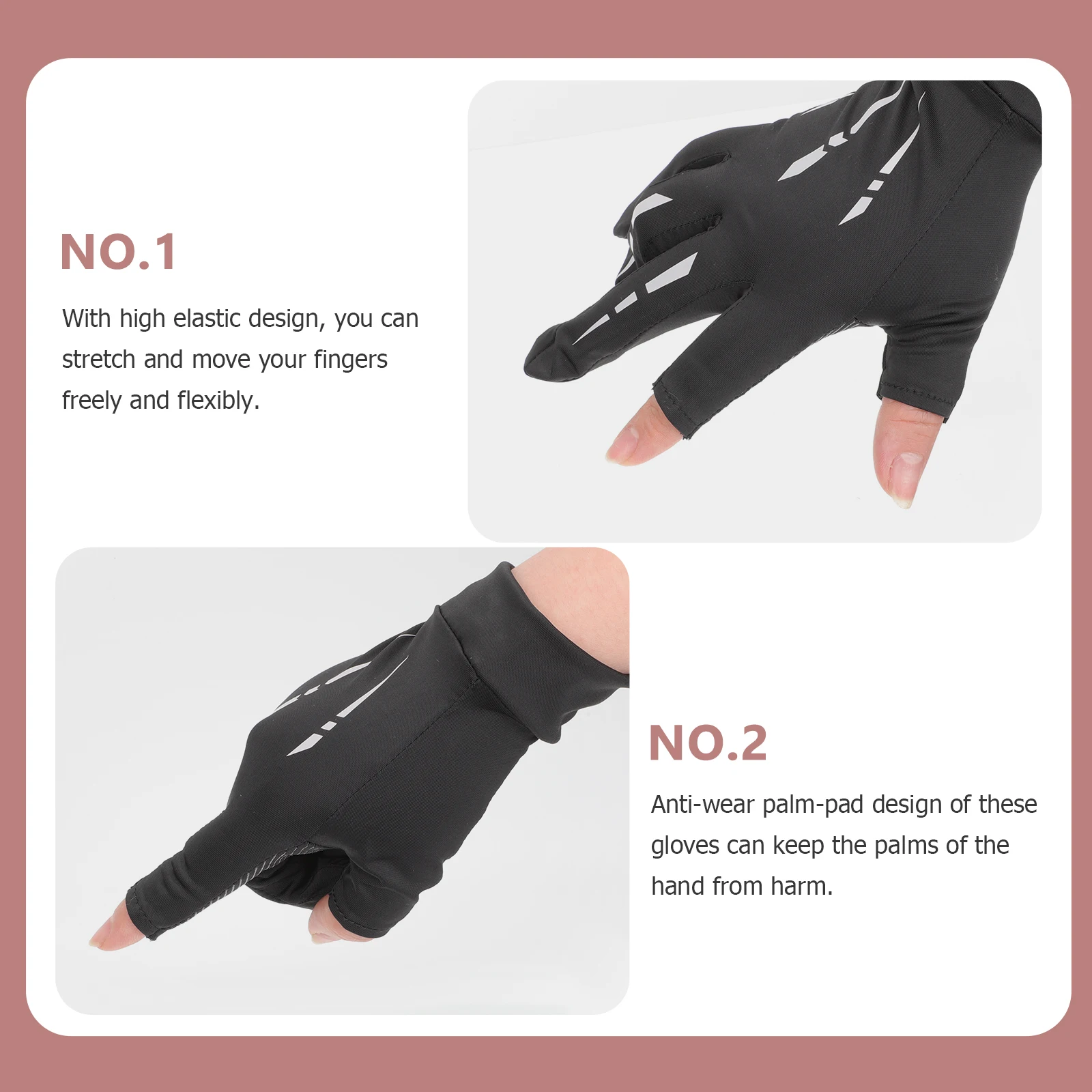 

Sun Protection Gloves Outdoor Anti-slip Fishing Moisturizing Silk Elastic Fabric Work