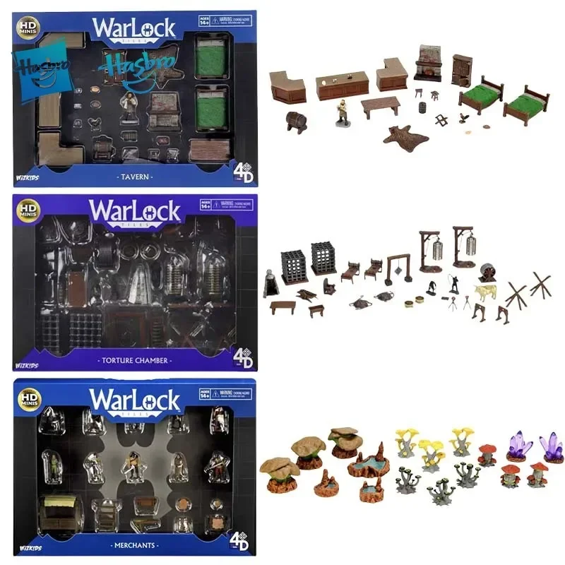 Wizkidz Warlock Tiles DND Board Game Terrain Kitchen Doors Archways Tavern Accessories Games Toy Microlandschaft Gifts