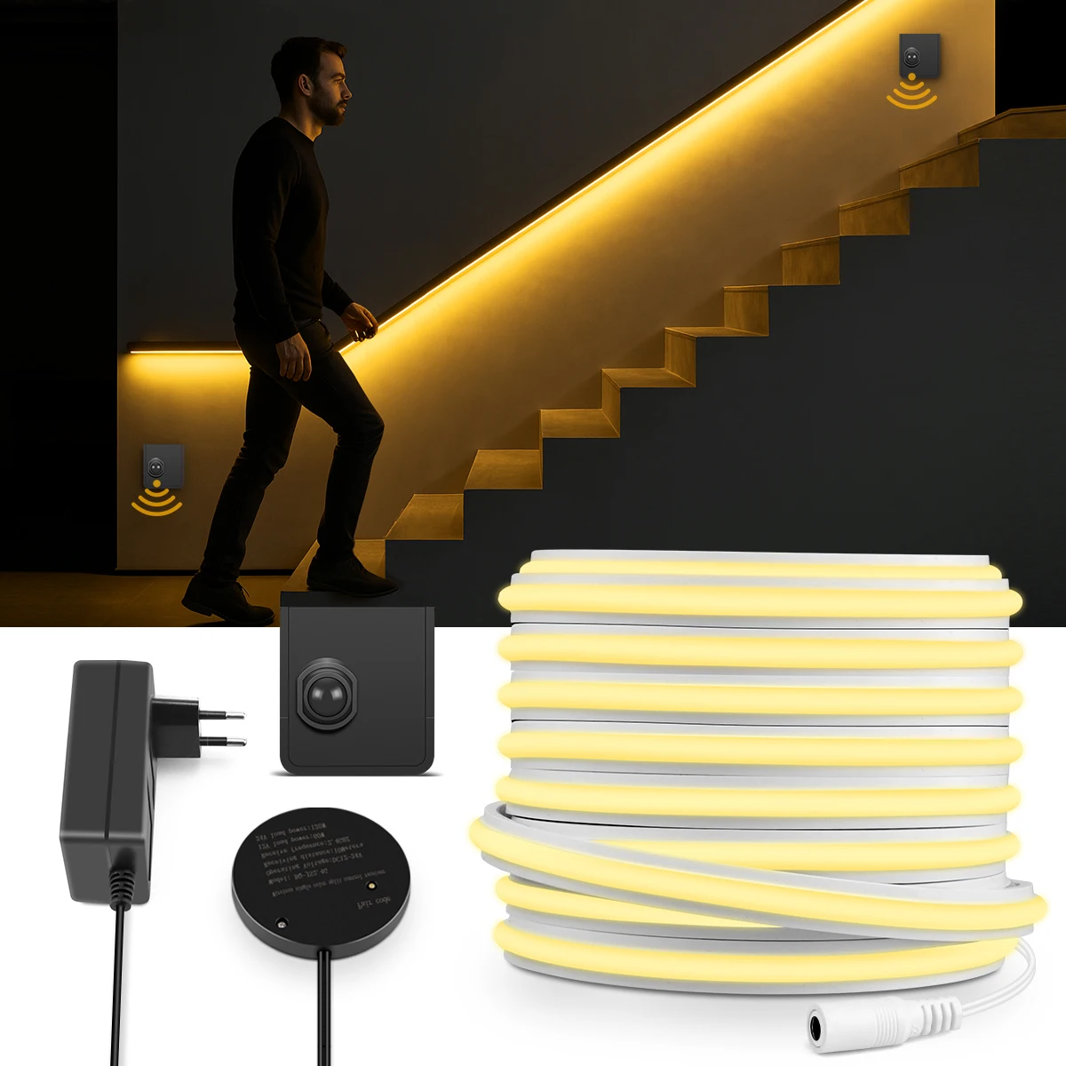 new-arrival-24v-silica-gel-led-neon-light-strip-with-one-two-portable-pir-motion-sensor-night-lighting-self-adhesive-lamp-ribbon