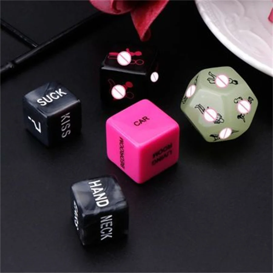 5pcs Sex Dice Fun Adult Erotic Love Sexy Posture Sex Toy per gli amanti delle coppie Humour accessori per giochi novità regalo per feste 24BD Tools