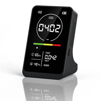 FULL-CO2-Air品質検出器、二酸化炭素センサー、温度および湿度モニター、デジタルガスアナライザー、ndir