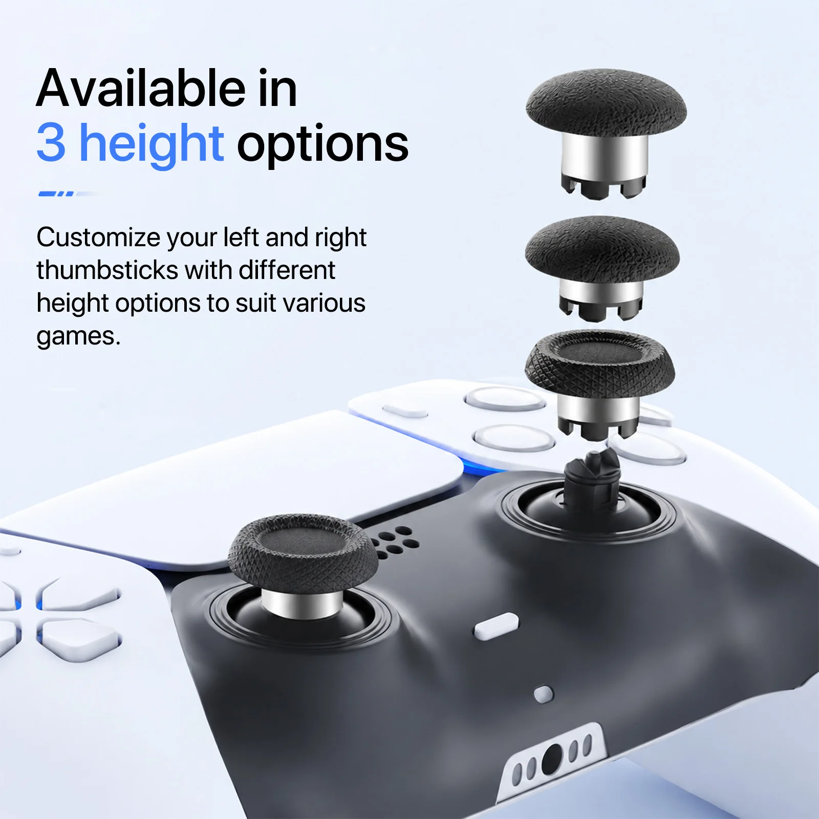 AKNES HALLPI AK205 Pro V6 TMR Electromagnetic Joysticks for PS4 PS5 / PS5 EdgeController Replacement Accessories
