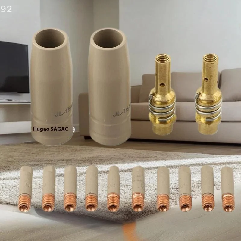 عبوة من 3 قطع، طلاء سيراميك جديد MB-15Ak Mig، فوهة موصل غير لاصقة لخبث اللحام، ملحق أوروبي محمي #2