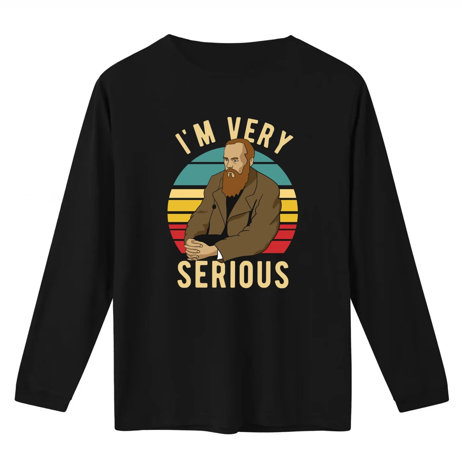 Dostoevsky - Im Very Serious T-Shirt Summer Casual Cotton Tee Oversized Streetwear Tops Vintage Graphic Print 100% Cotton