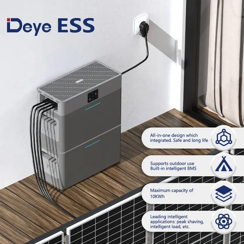 In Stock Deye ESS AE-FS2.0-2H2 All-in-1 Home Charge Lithium Ion Batteries Solar Energy Storage Lifepo4 Battery