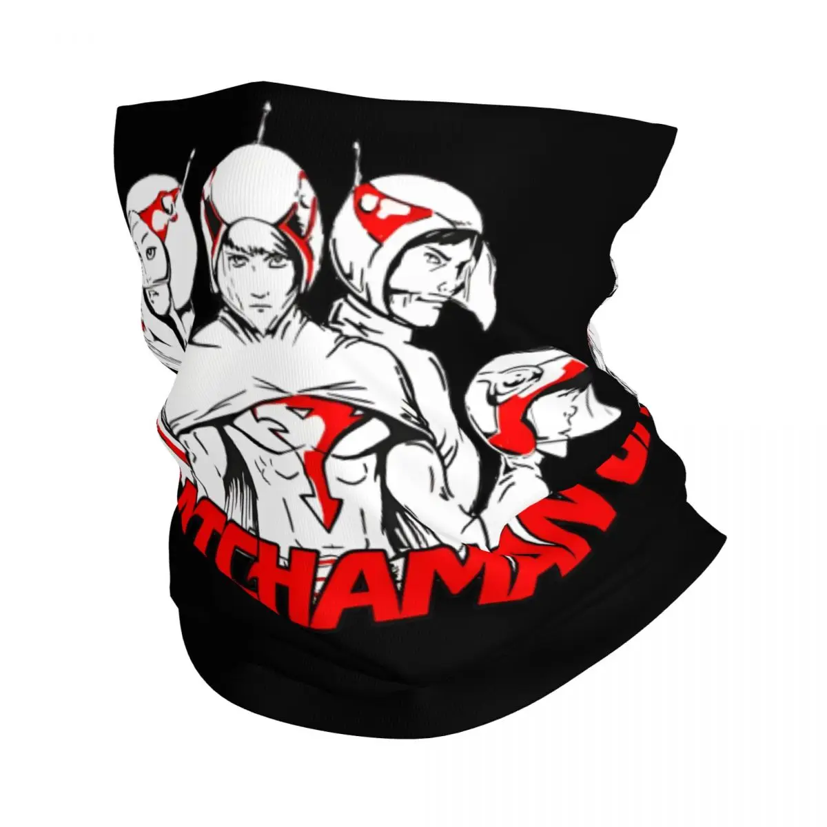 Awesome Bandana Neck Cover Printed Motocross Science Ninja Team Gatchaman Wrap Scarf Hiking Unisex Adult Winter